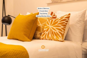 Central Serviced Apartments - 2 Bedroom - Modern - Sleeps 4 - 2 x Double Beds - Free Street Parking - Fully Equipped - Short & Long Term Stays Available - Contact Us for your Requirements